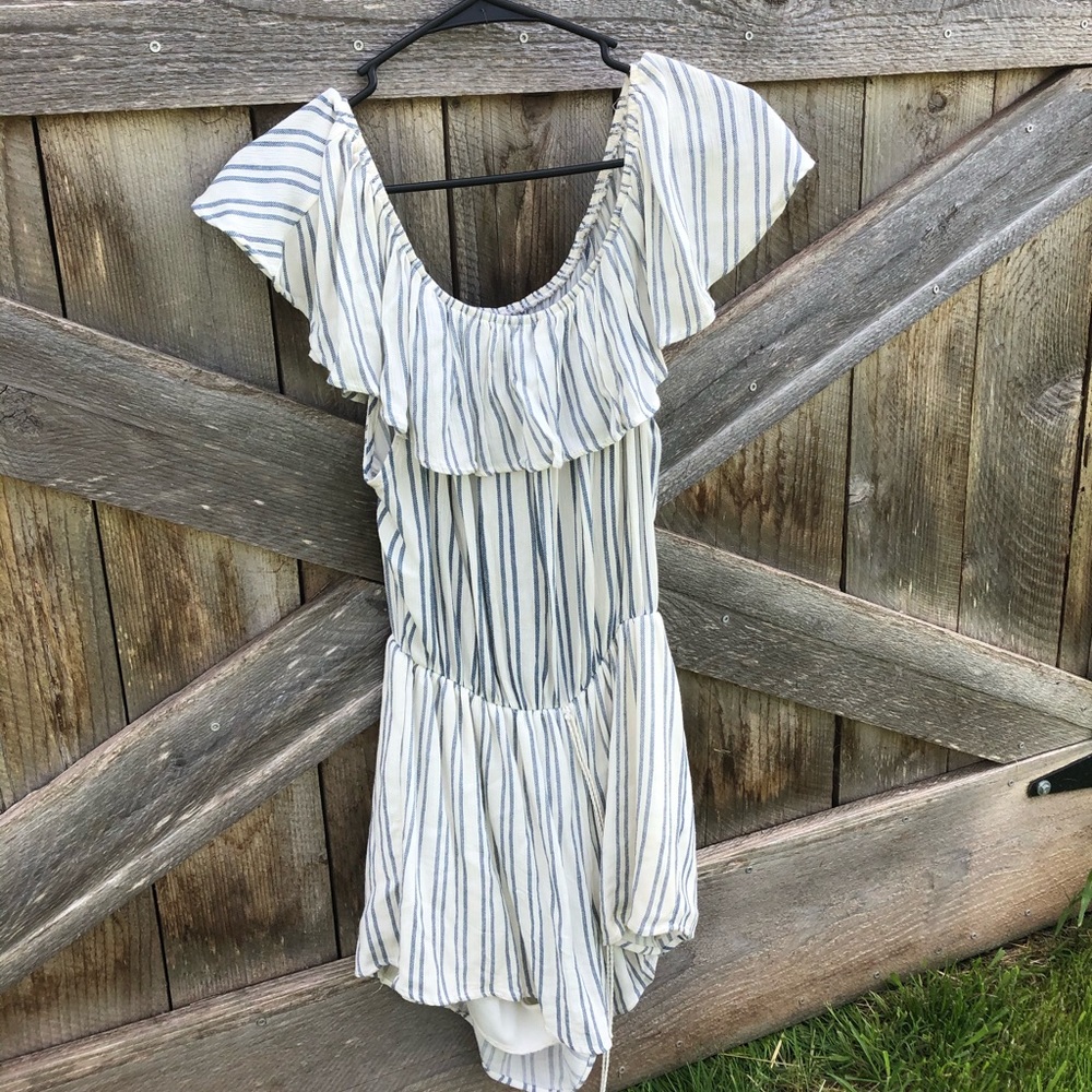 Striped romper